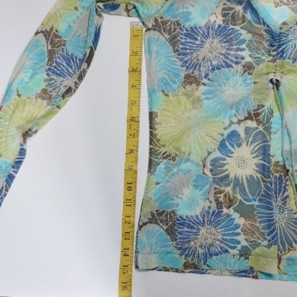 MEXX Floral print mesh long sleeves top - Picture 6 of 8